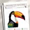 Toucan Foundation Paper Piecing Pattern Quilt Pattern Toucan Design Patchwork Sewing Pattern For To