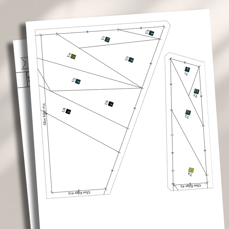 Toucan Foundation Paper Piecing Pattern Quilt Pattern Toucan Design Patchwork Sewing Pattern For To