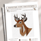 Deer Foundation Paper Piecing PatternQuilt Pattern Deer DesignPatchwork Sewing Pattern For DeerAnim