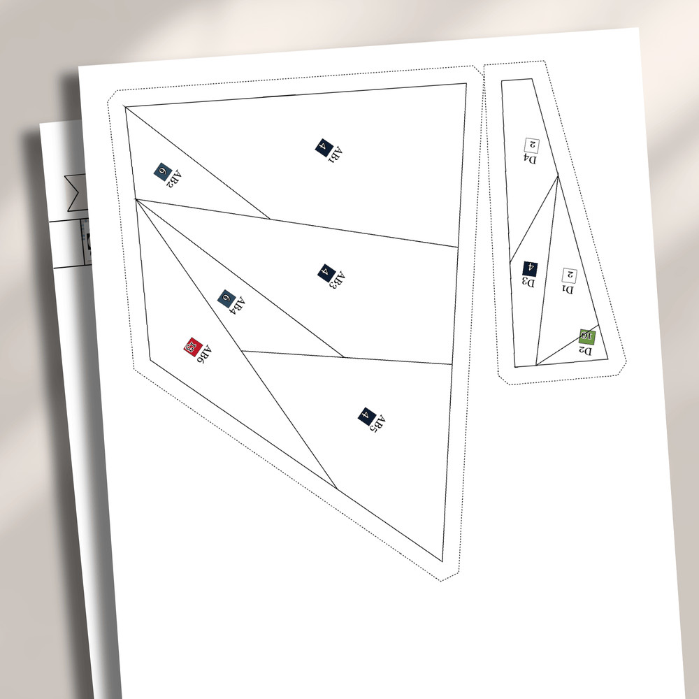 Parrot Foundation Paper Piecing PatternQuilt PatternParrot DesignPatchwork Sewing Pattern For Parro 2