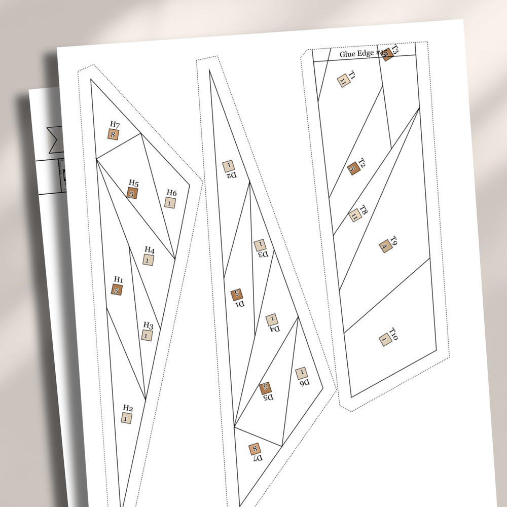 Yorkshire Terrier Foundation Paper Piecing PatternQuilt Patternyorkshire Terrier DesignPatchwork Se 2