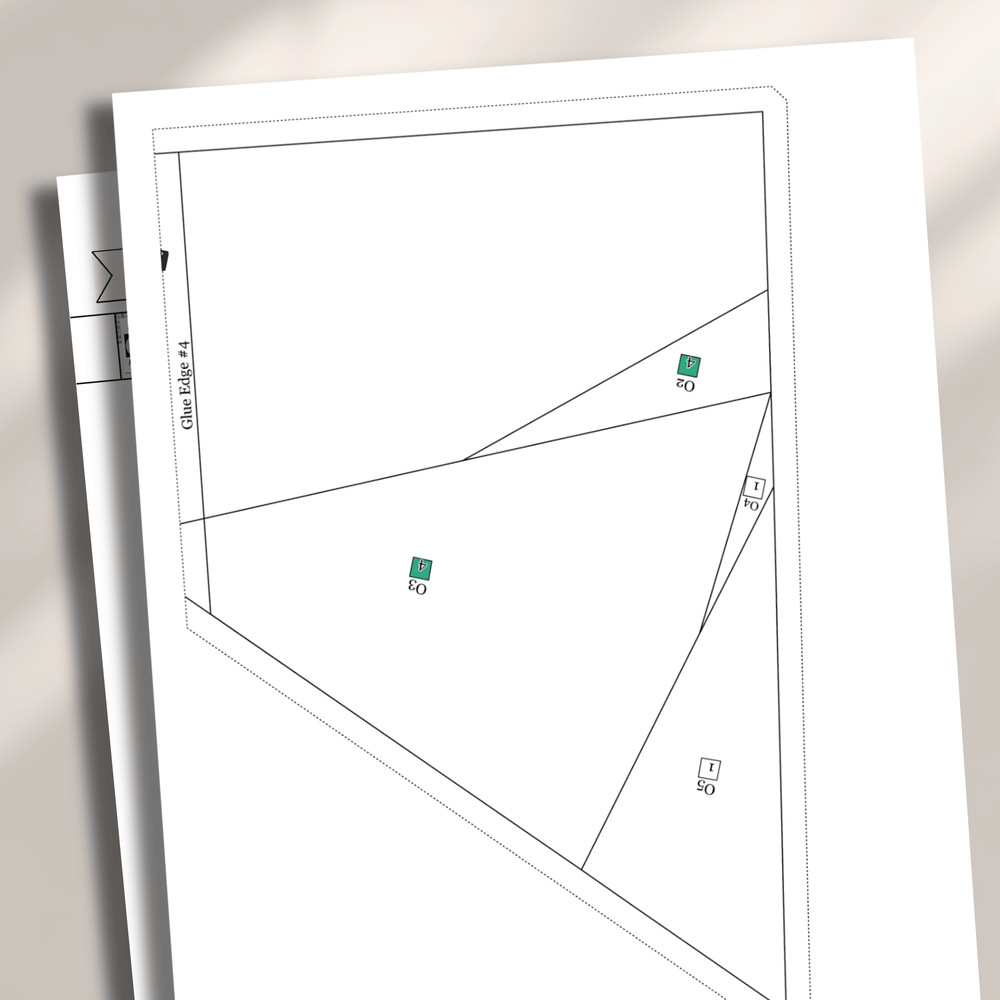 Duck Foundation Paper Piecing Pattern 2