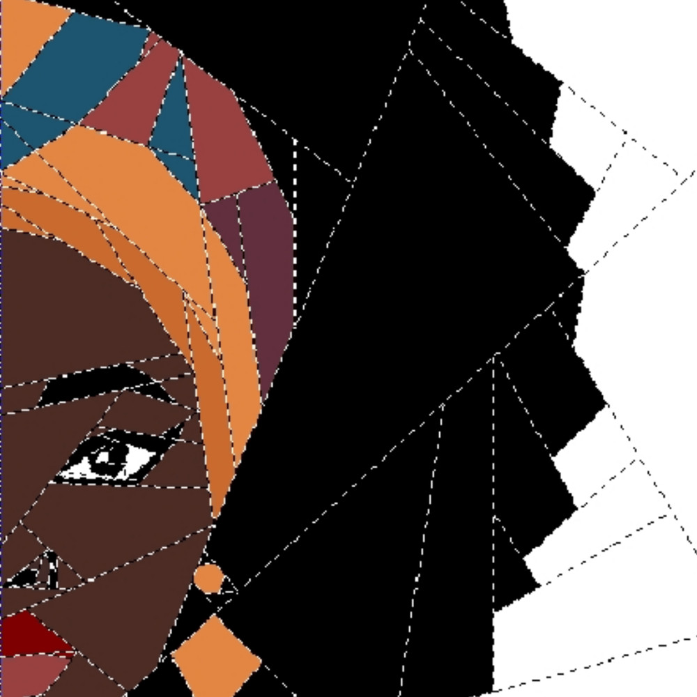 Woman Foundation Paper Piecing PatternQuilt Pattern Patchwork Sewing Pattern For Woman Woman Face P 1