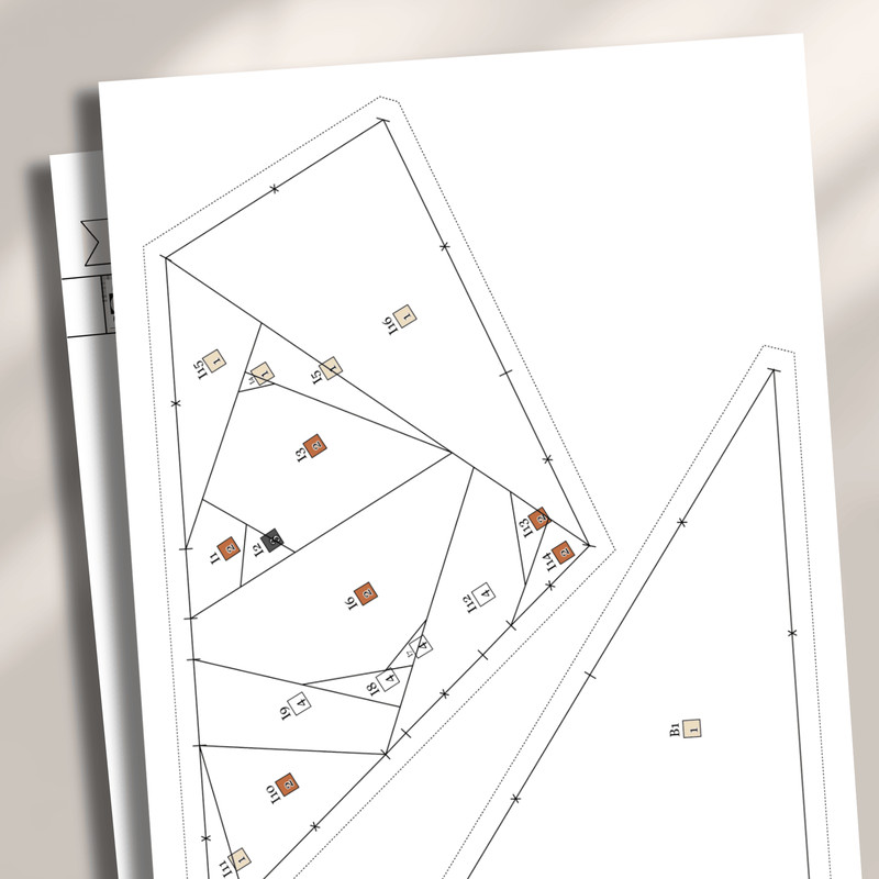 Clownfish Whale Turtle Quilt Pattern 1