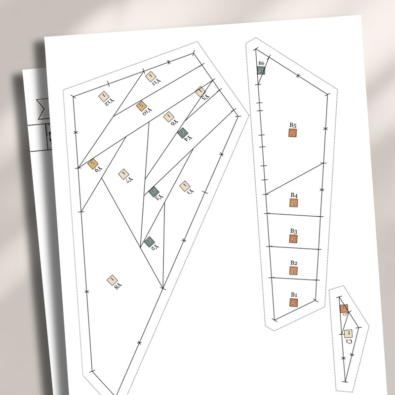 Horse Lion Deer Quilt Pattern 1