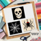 Halloween Spider Web Skull Spider Quilt Pattern 0
