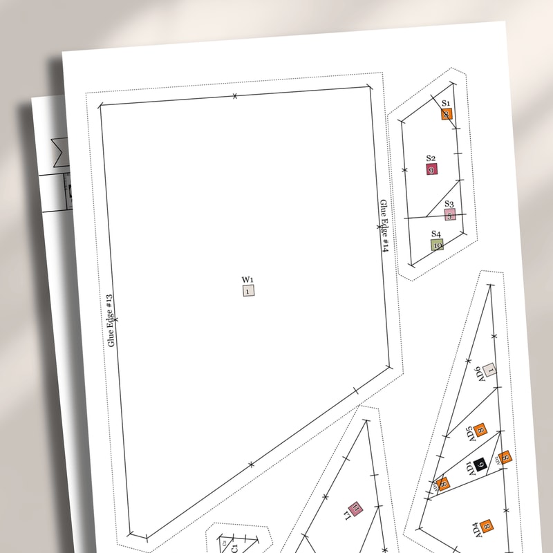 Swan FPP Quilt Pattern Patchwork Sewing Design PDF Download 1