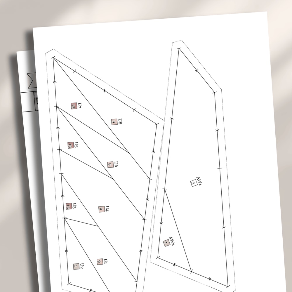 Hamster Foundation Paper Piecing Pattern FPP Quilt Design PDF Download 1