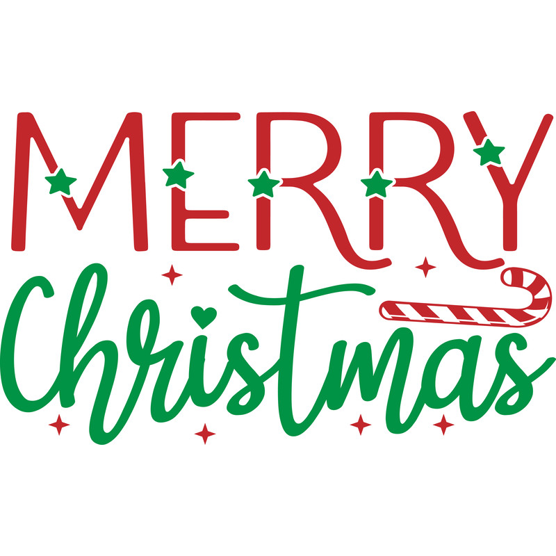 Merry Christmas Design A003 SVG PNG File 0