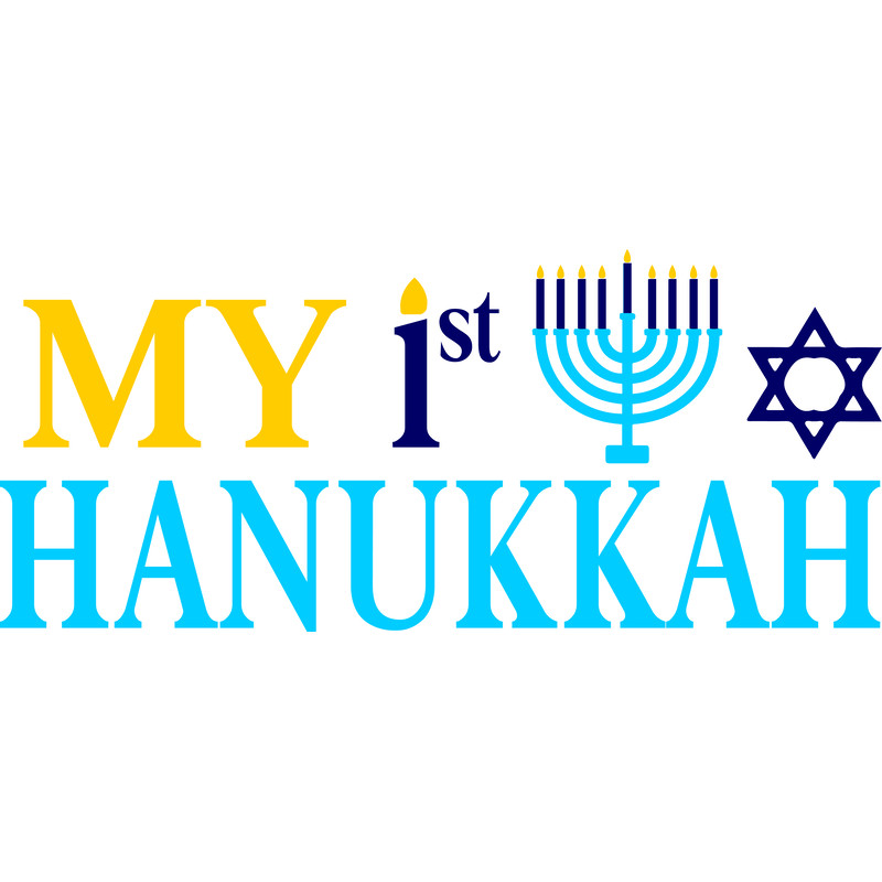 Hanukkah Design A001 SVG PNG File 0