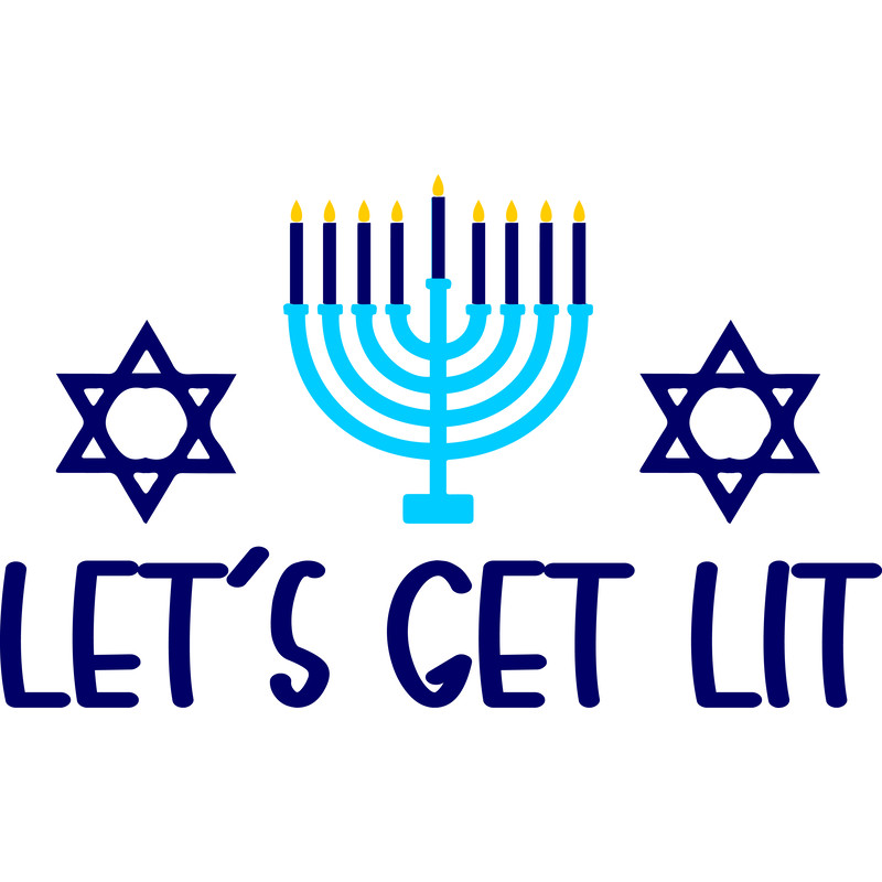 Hanukkah Design A005 SVG PNG File 0
