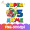 Customized Super Mario PNG With A Unique Name And Age An Amazing Birthday Gift For Kids 0