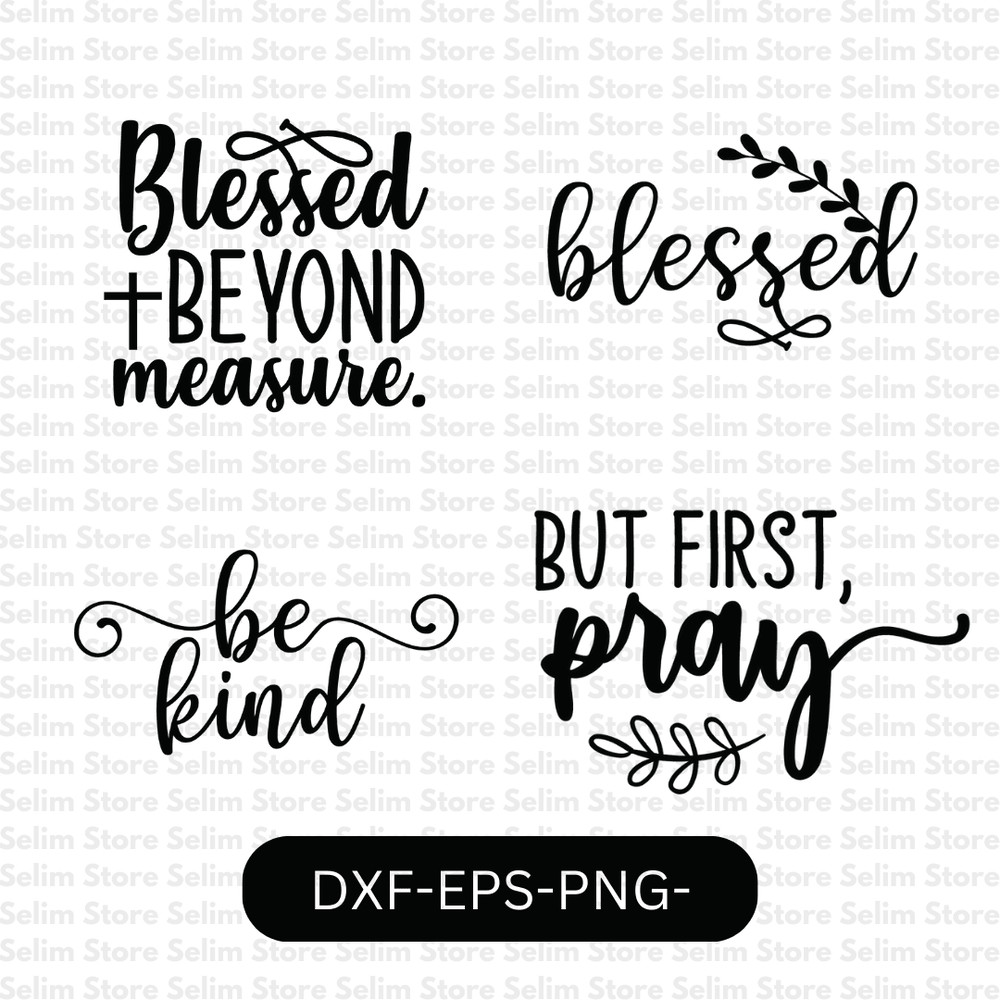 Christian Baby SVG Bundle Christian Quotes Graphics DxfEpsPng 2