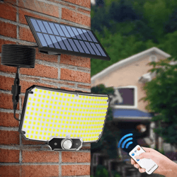 smart solar motion sensor flood lights
