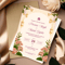 Elegant Floral Indian Wedding Invites Garden Theme Indian Wedding Invitation Wedding Invitation 1