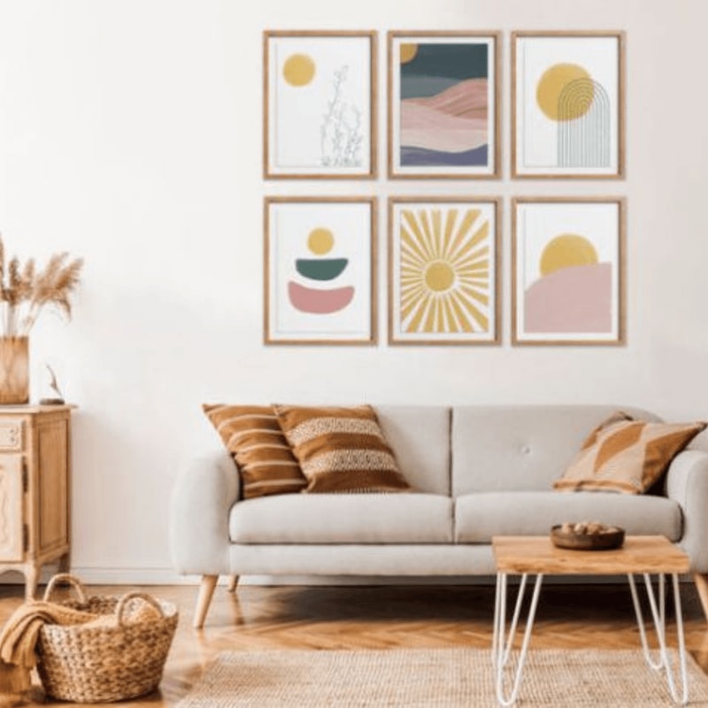 Set Of 8 Boho Wall Art Neutral Modern Wall Art Boho Art Prints Printable Abstract Boho Wall Art Dig 0