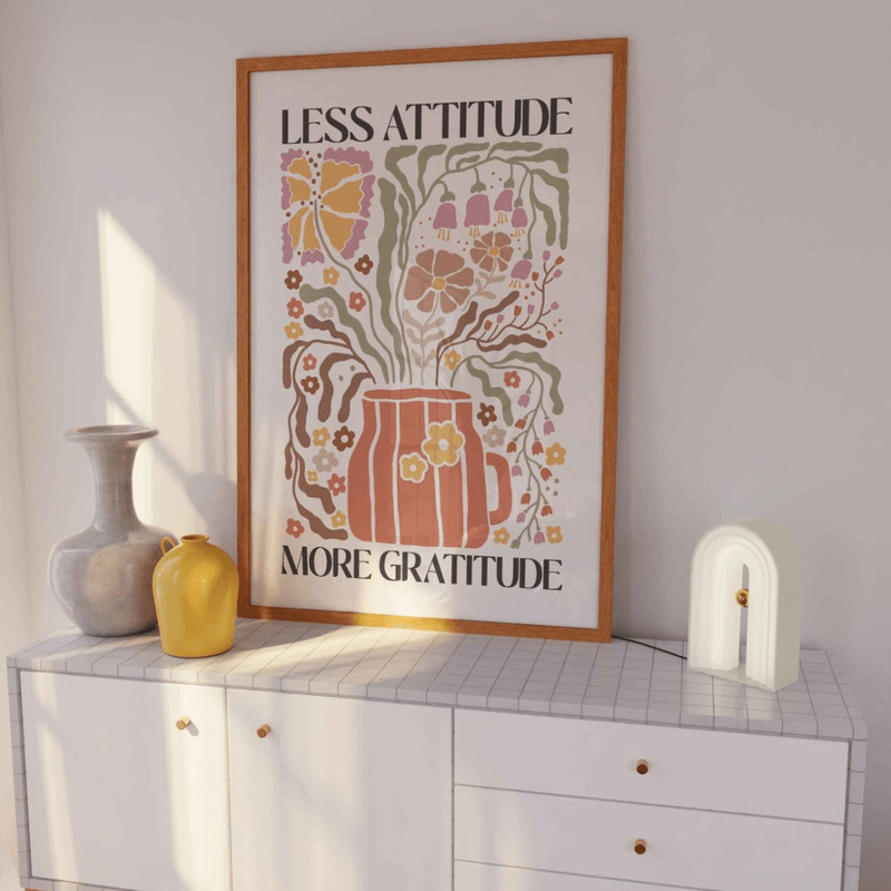 Boho Abstract Flowers Print Set Of 9 Floral Wall Art Vintage Art Print Boho Printable Art Boho Chic 5