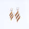 Peyote Pattern For Miyuki Earrings With Colorful Mosaic Ribbons Design And Pinch Of Gold Beads Hand 5