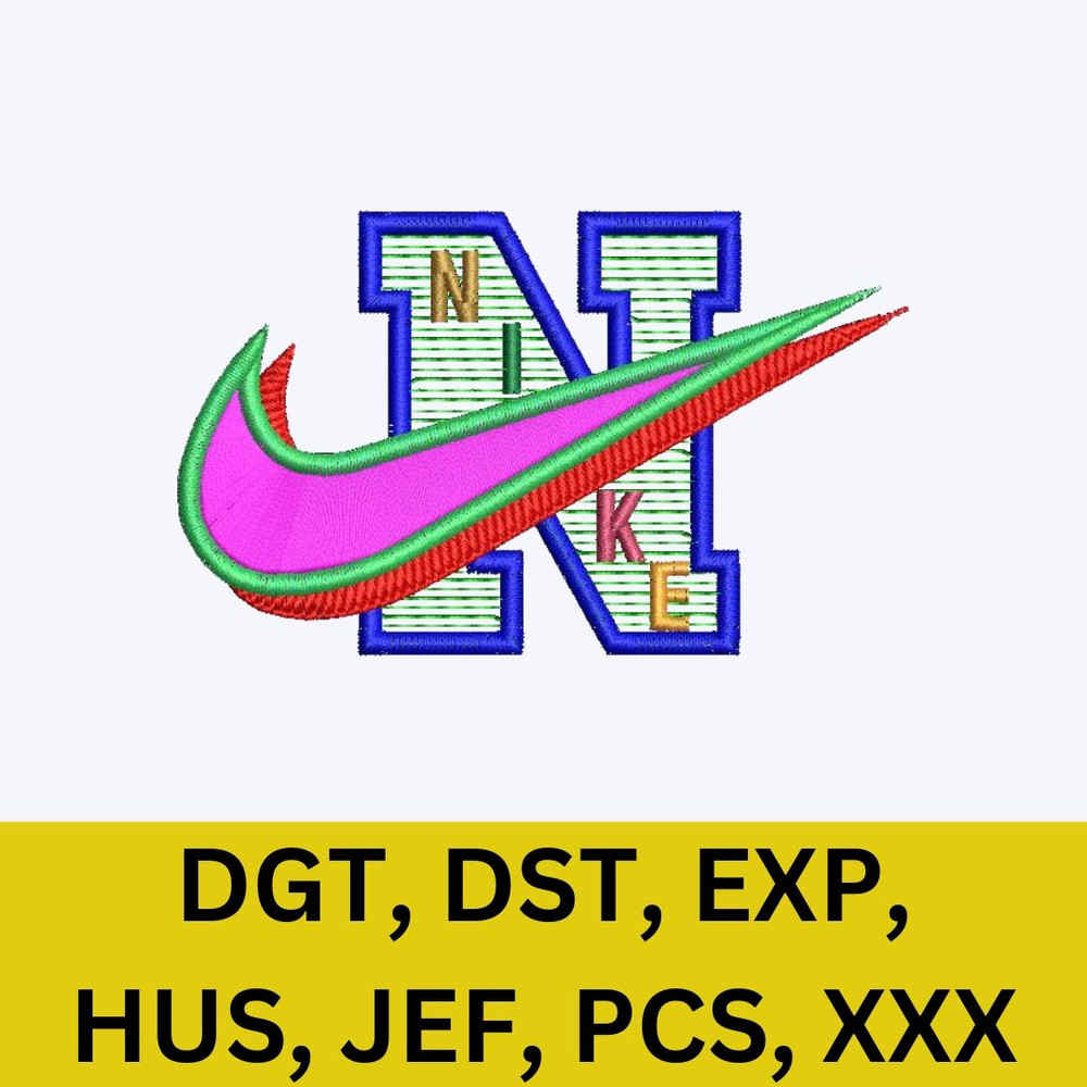 Premium NikeInspired Embroidery Designs HighQuality Digital Patterns For Creative Projects 0