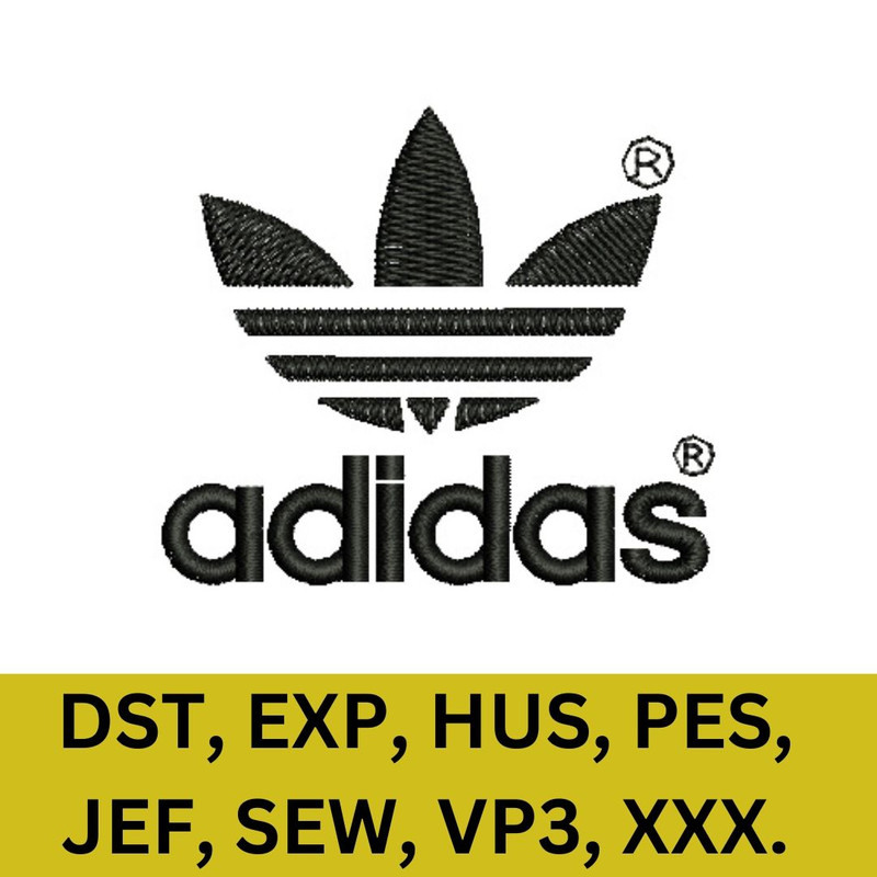 AdidasInspired Embroidery Designs Stylish  Iconic Patterns For Your Projects 0