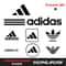 Adidas Design Bundle Adidas SVG Adidas Cartoonish Logo 8 In 1 Premium SVG Bundle Instant Download R 0