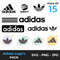 Adidas Design Bundle Adidas SVG Adidas Cartoonish Logo 15 In 1 Premium SVG Bundle Instant Download 0