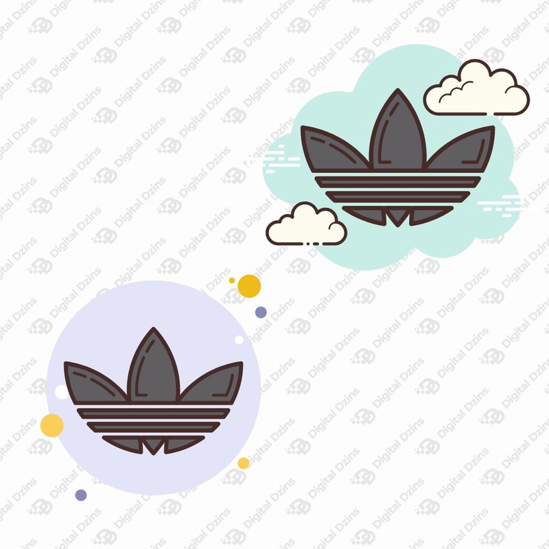 Adidas Design Bundle Adidas SVG Adidas Cartoonish Logo 15 In 1 Premium SVG Bundle Instant Download 2