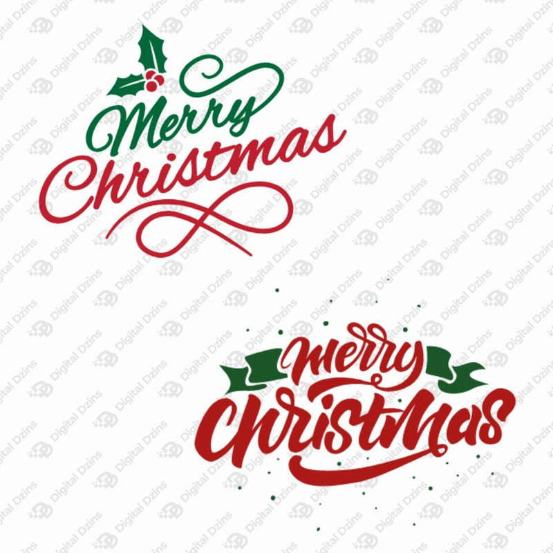 Merry Christmas SVG Bundle 30in1 Merry Christmas SVG Merry Christmas Text SVG Instant Download Read 1