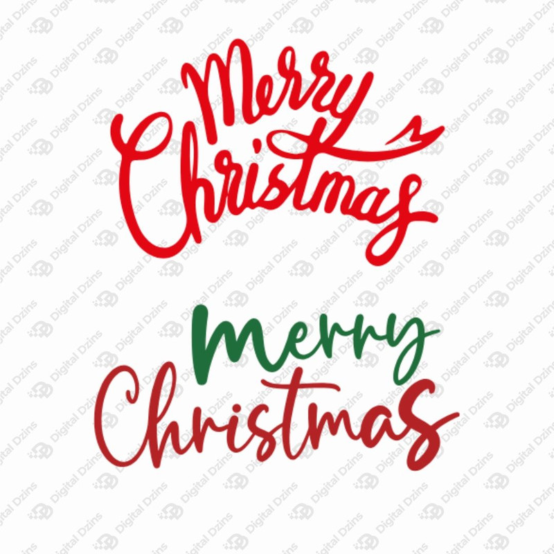 Merry Christmas SVG Bundle 30in1 Merry Christmas SVG Merry Christmas Text SVG Instant Download Read 2
