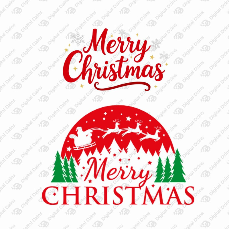 Merry Christmas SVG Bundle 30in1 Merry Christmas SVG Merry Christmas Text SVG Instant Download Read 3