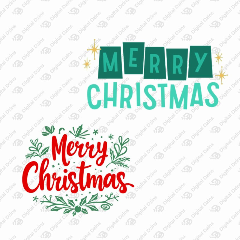 Merry Christmas SVG Bundle 30in1 Merry Christmas SVG Merry Christmas Text SVG Instant Download Read 4