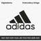 Adidas BW EMB Logo Design Embroidery Files Package DST DGT EXP JEF And So On Instant Download Ready 0