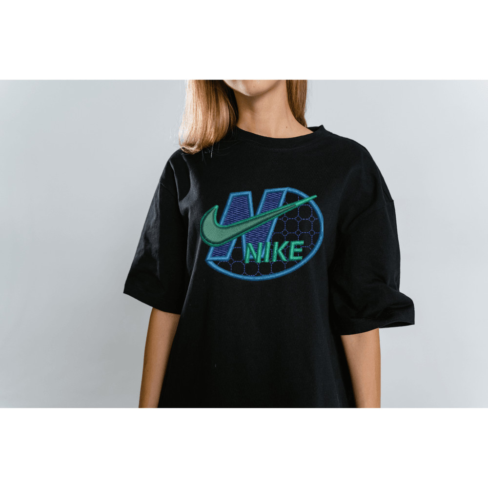 Custom Nike EMB Logo Personalized StyleNike Logo Machine Embroidery Design Instant Download 2