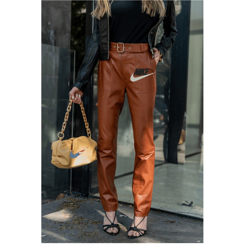 2 Nike Patches Embroidery File Nike Logo Machine Embroidery Design Fashion Tick With Border instant 6