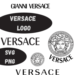 versace-inspired logo svg & png.brand logo svg, famous brand svg,png.
