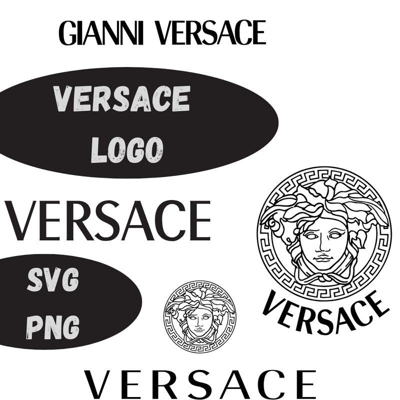 VersaceInspired Logo SVG PNGBrand Logo Svg Famous Brand Svgpng 0