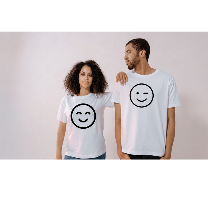 Iconic Vector Classic Smiley SVG File Download Smiling Face Clipart Instant Download 2