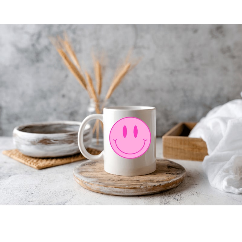 Iconic Vector Classic Smiley SVG File Download Smiling Face Clipart Instant Download 3