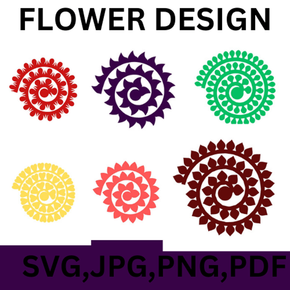 HighQuality Flower Bundle SVG Designs 0