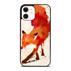 red fire fox art phone cases - for iphone