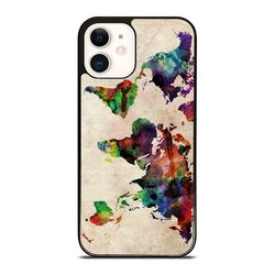 world map urban watercolor phone cases - for iphone