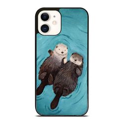 romantic swim two otterly phone cases - for iphone