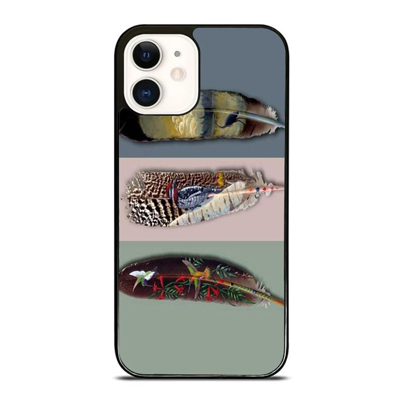 Three Feather Art Phone Cases For IPhone Samsung Google Pixel And LG all Models 0