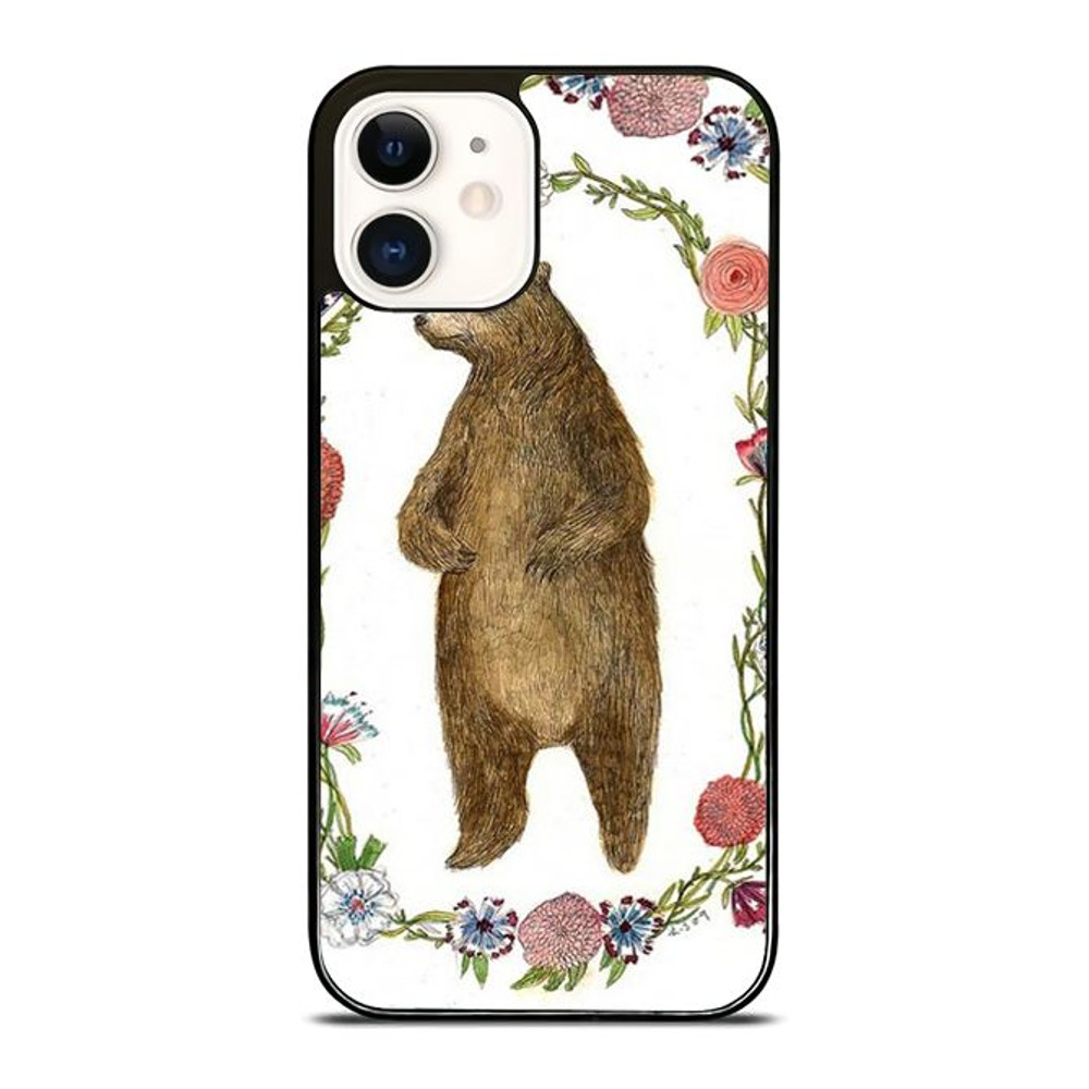 Floral Bear Phone Cases For IPhone Samsung Google Pixel And LG all Models 0