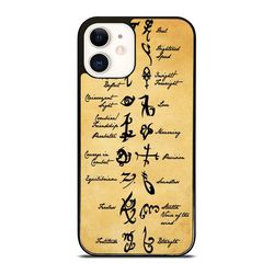mortal instruments runes phone cases - for iphone