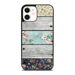 wood floral phone cases - for iphone