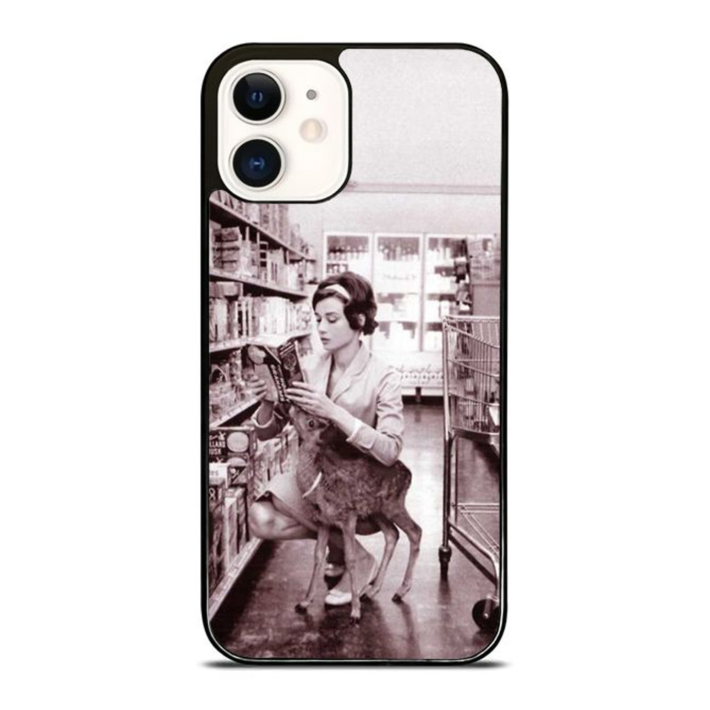 Audrey Hepburn And Her Pet Phone Cases For IPhone Samsung Google Pixel And LG all Models 0