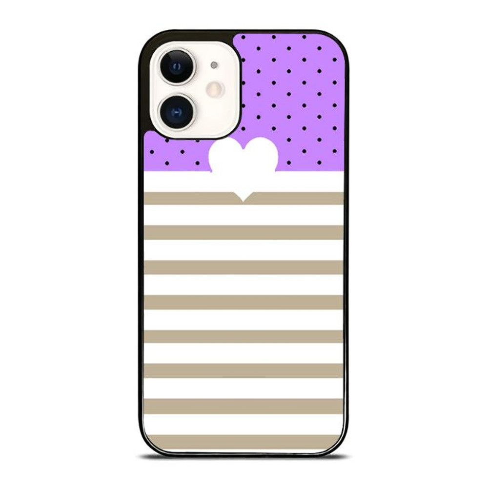 Polkadot Light Purple Stripes Phone Case We Offer For IPhone IPad IPod Samsung Google Pixel HTC An 0