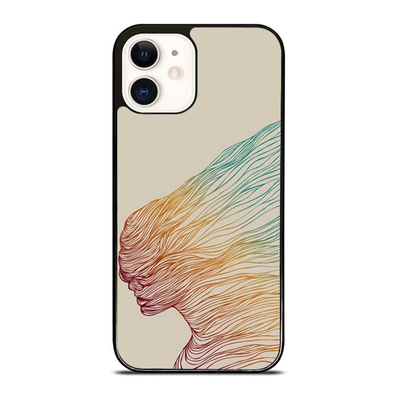 Rainbow Girl Line Hair Phone Case We Offer For IPhone IPad IPod Samsung Google Pixel HTC And LG 0