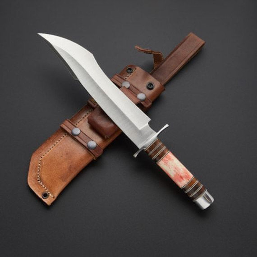 HandForged KnifeDamascus KnifeHunting KnifeBushcraft KnifeHandmade KnivesSurvival KnifeCamping Knif 0